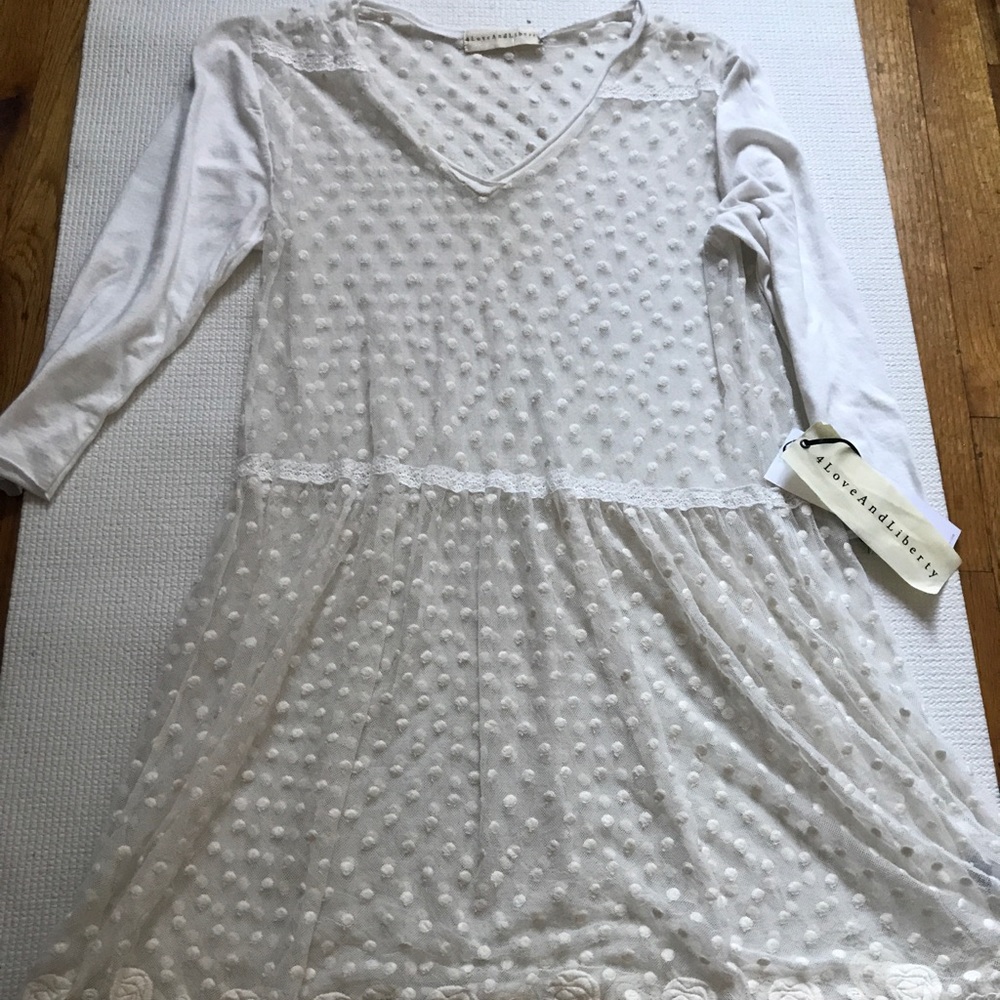 ⭕️SOLD ⭕️🎀 Vintage Johnny Was Dot Tunic NWT - Picture 3 of 8